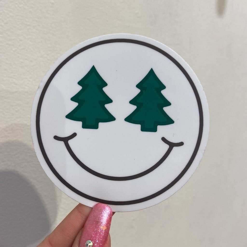 Smiley Outdoor Sticker